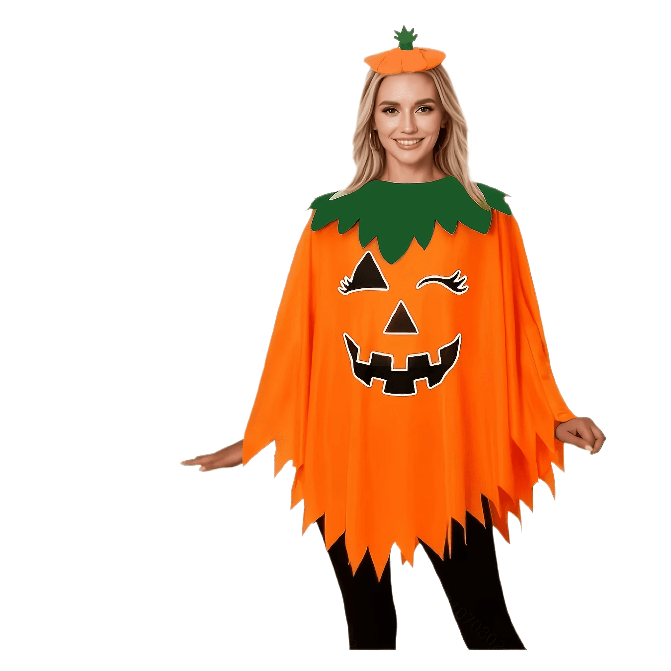TEMU Disfraz de Halloween para adultos con capa de calabaza que en , conjunto para y disfraz
