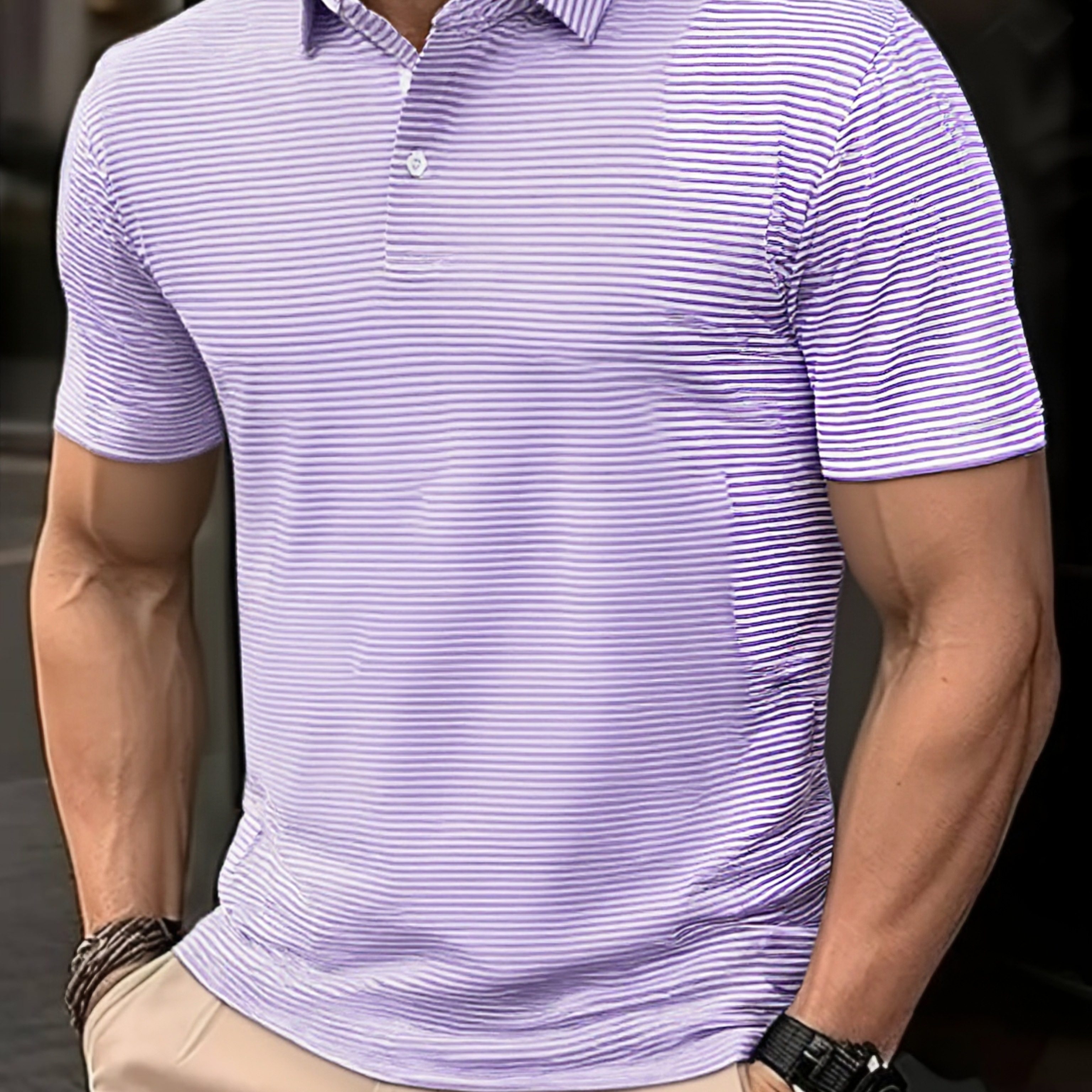 TEMU Men' Shirt, Fashionable, Comfortable, Quick-drying, Durable, Breathable, Regular Fit, Machine Washable