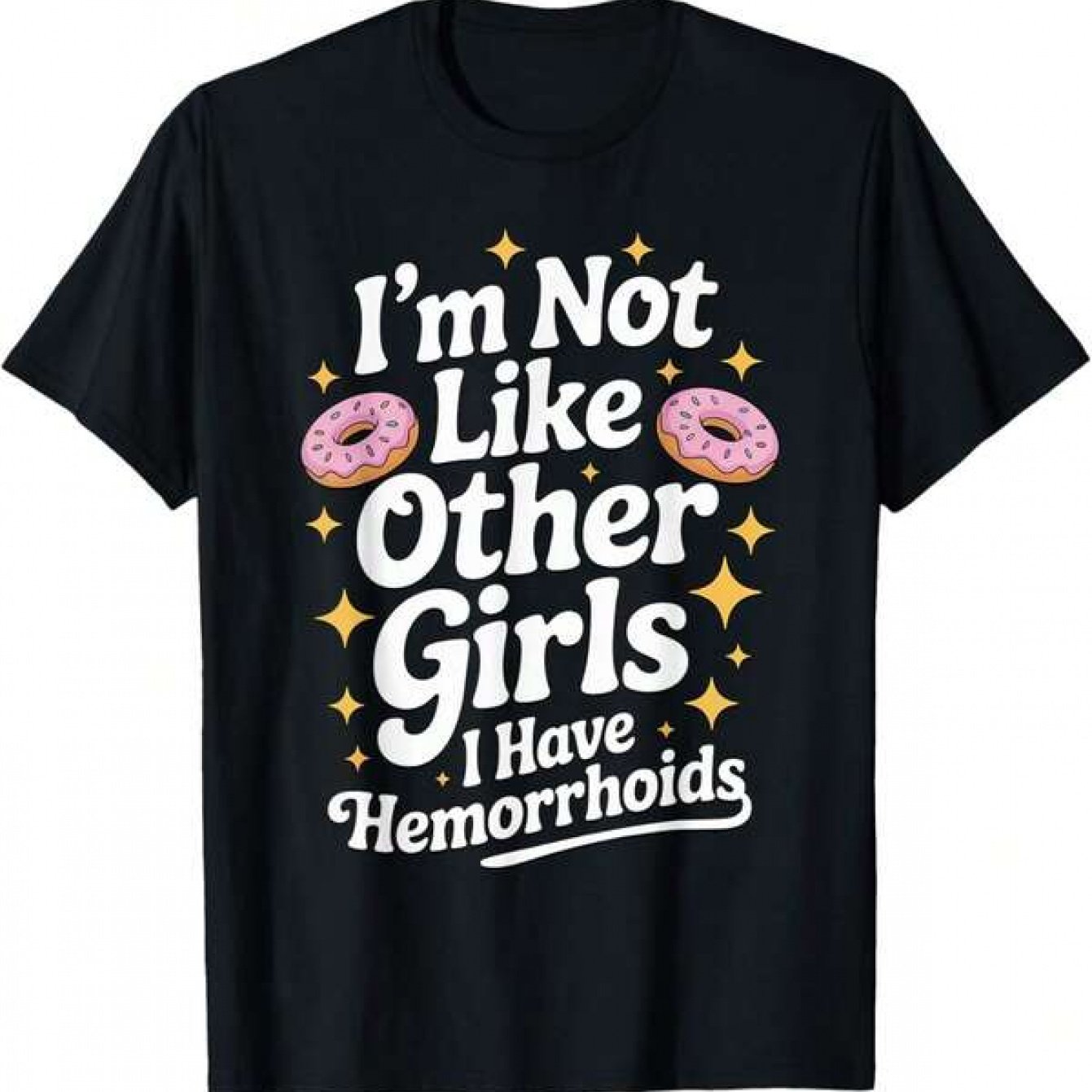 TEMU Embarrassing Hemorrhoid Shirt Inappropriate Adult Humor T-shirt