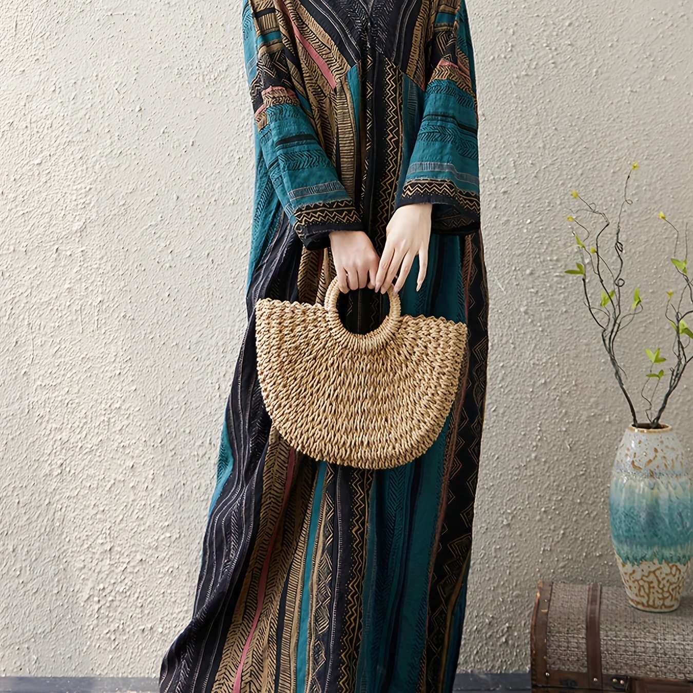 TEMU Plus Size - Plus Size - Elegant And Fashionable Plus Size Dress