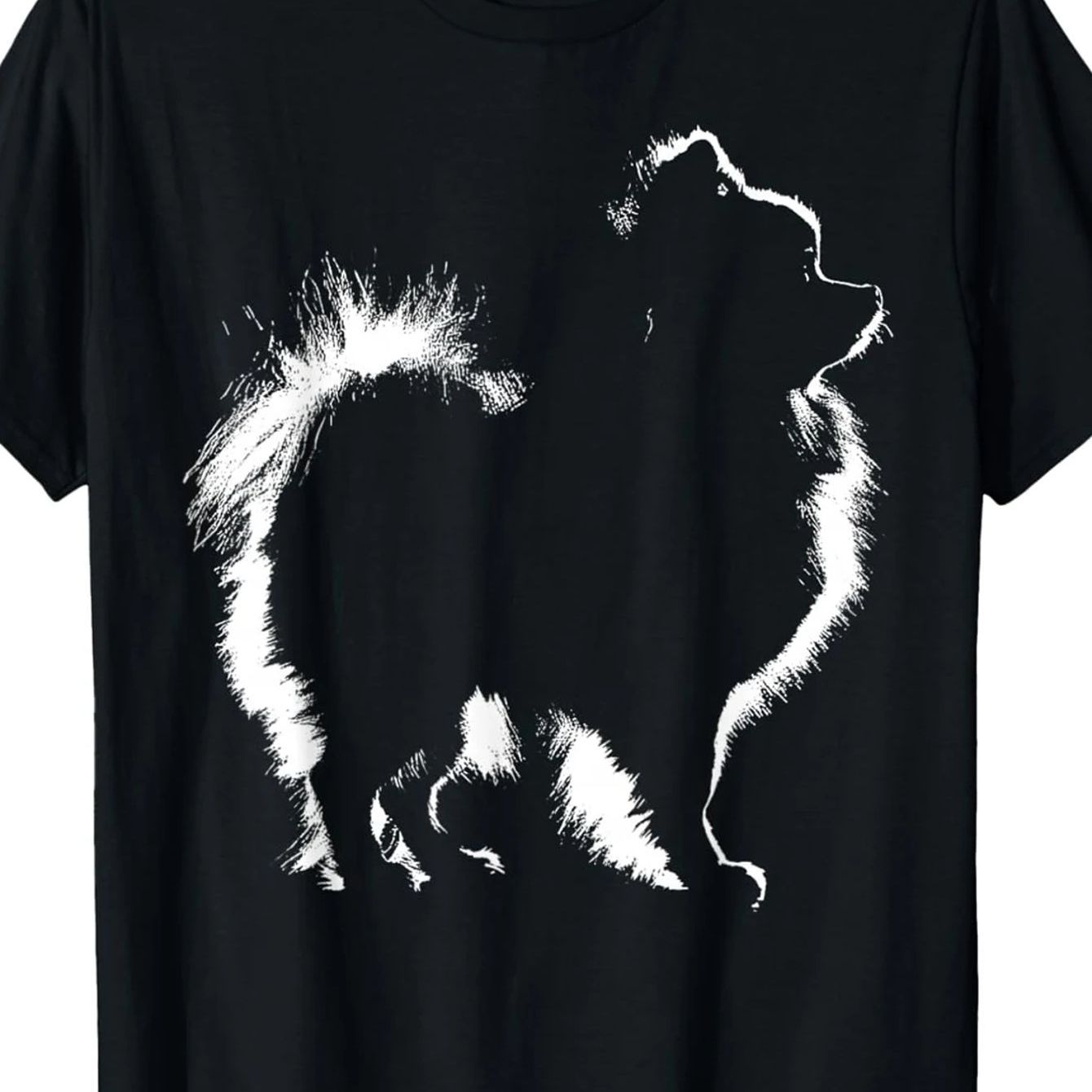 Image of Retro Pomeranian Dog Owner T Shirts Men Women Pure Humor Shirt Short Sleeve Unisex Loose Clothing