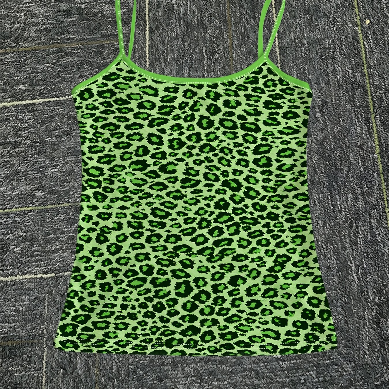 TEMU Print Camisole Tank Top For Women, Summer Lightweight Fashion Top, Slim Fit Flattering Versatile Style