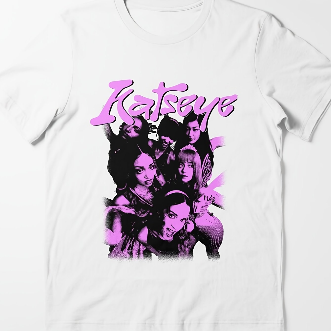 Image of Pink Silhouette Face Kpop Aesthetic Art 100% Men's T-shirt, Regular Fit Soft Breathable Top Summer Tee