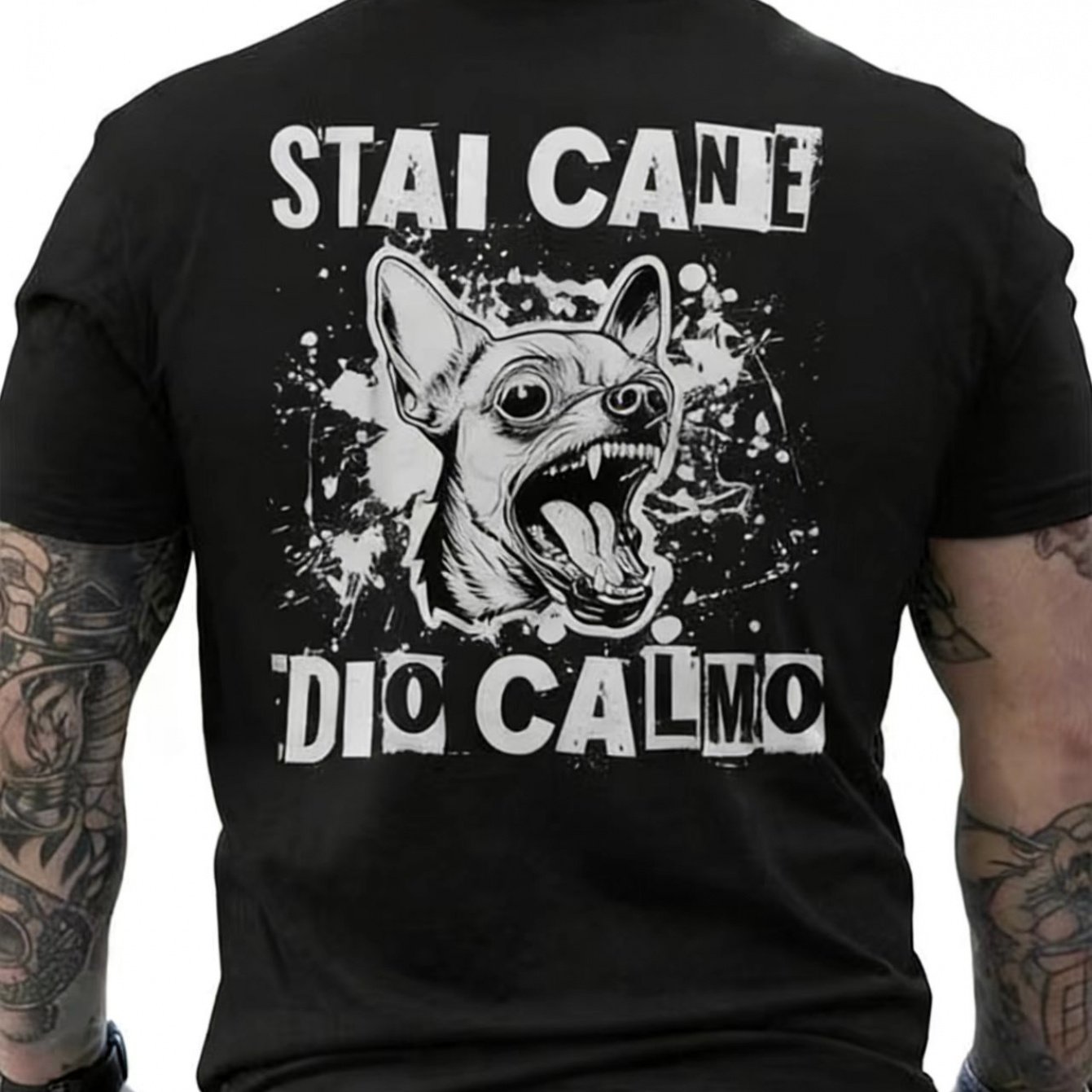 TEMU T-shirt da con stampa Chihuahua "" - Design con cane - Maglietta casual a maniche corte, perfetta per gli dei cani - T-shirt lavabile in