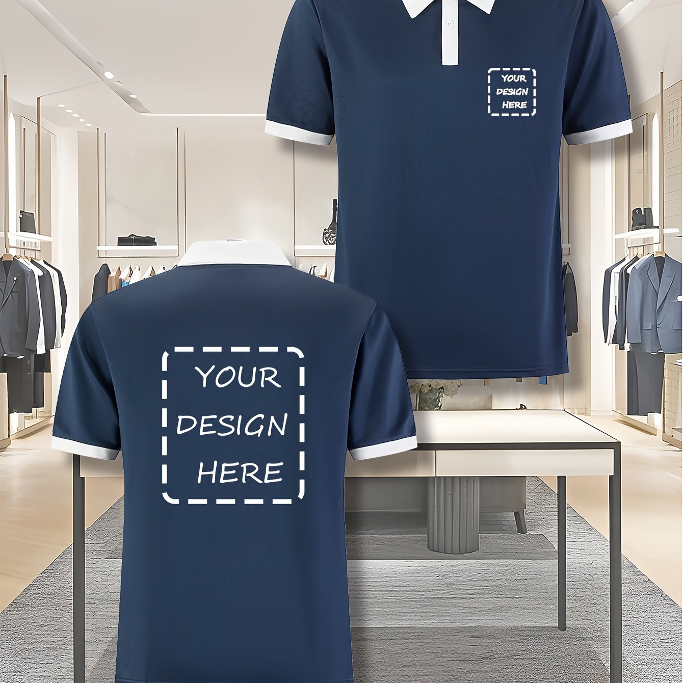 TEMU (custom) Men' Short Sleeve Shirt