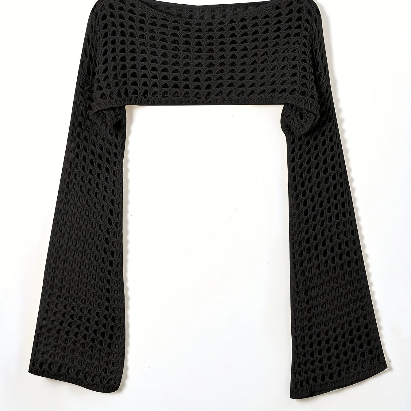 TEMU Blouse d'été pour femme, style western, motif quadrillé, yeux creux, vêtement d'extérieur, haut américain ultra-court et moulant, couleur unie,