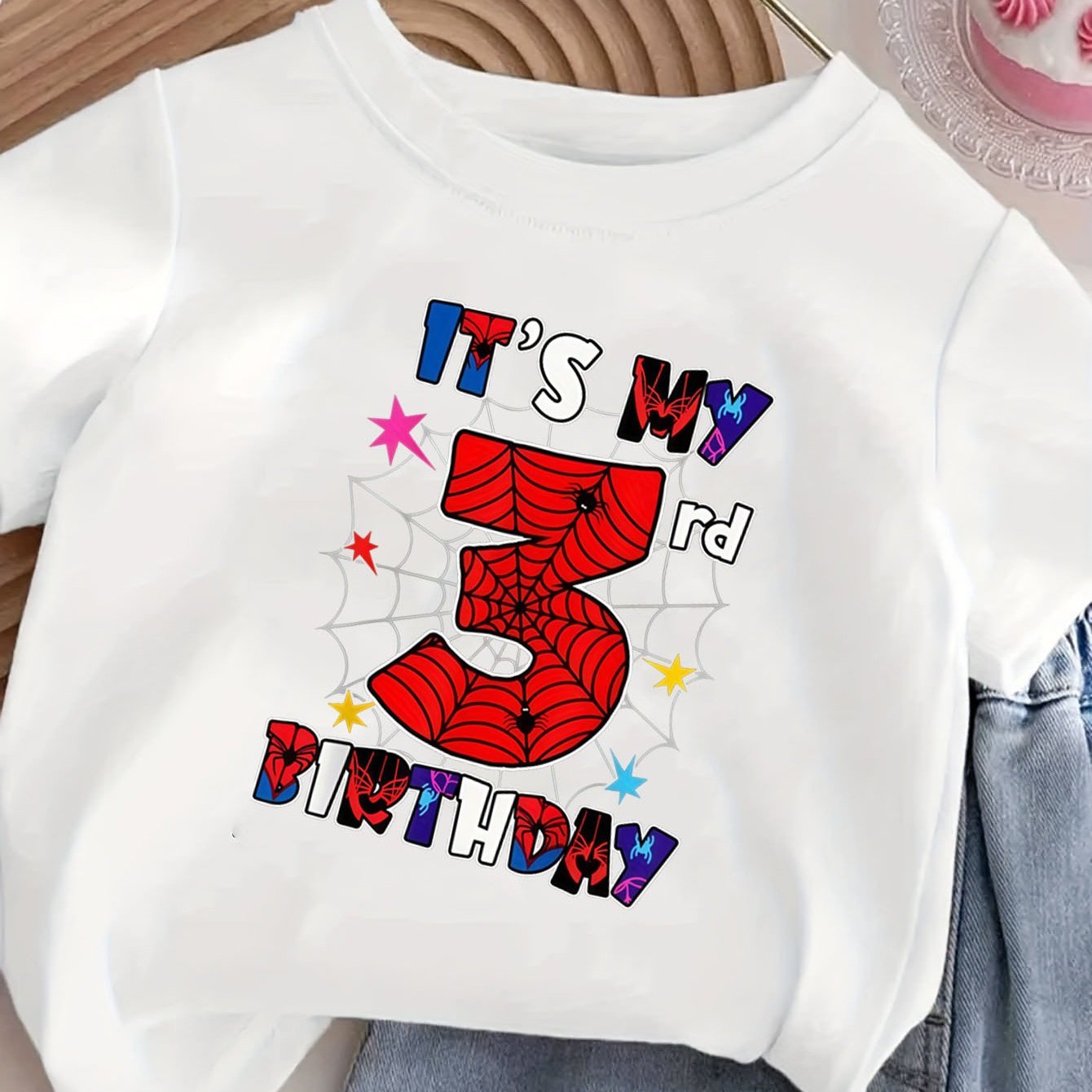 Image of ' 2026 Trending Streetwear T-shirt - Soft Comfortable Round Neck Tee With Cute Face & Portrait Prints, Casual Blouse For Christmas, Halloween, Thanksgiving Gifts ( & Little Apparel)