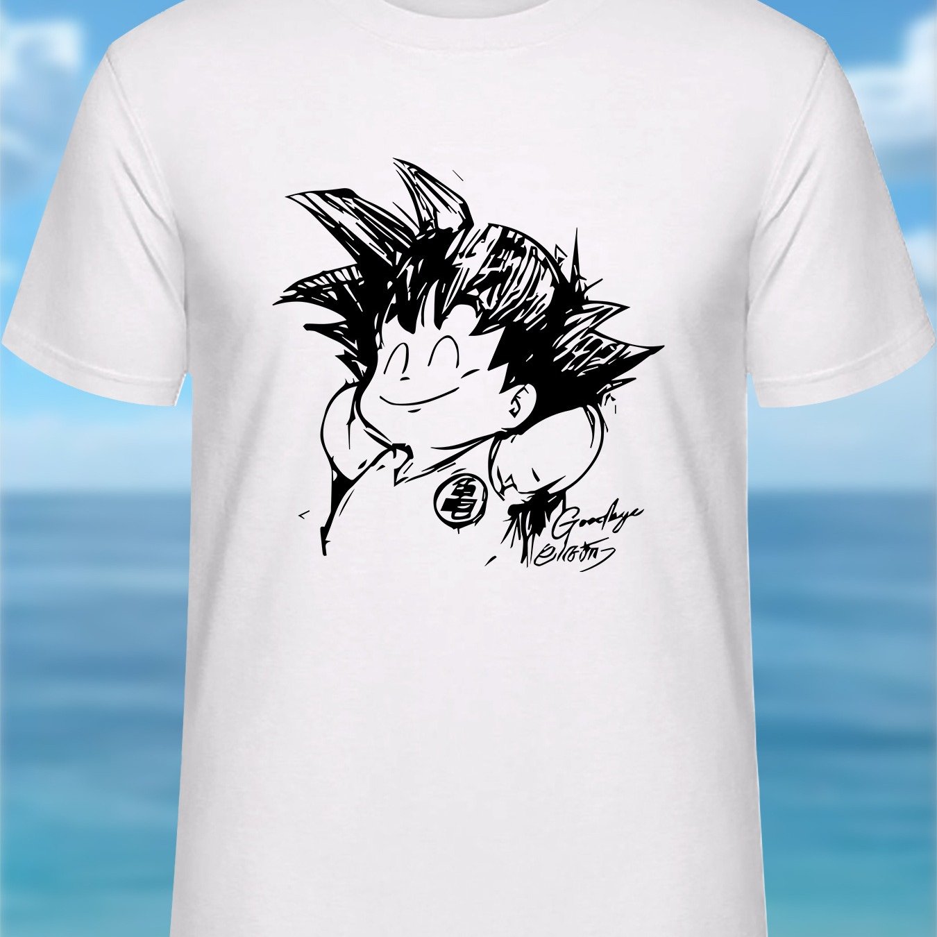 Men' Face & Print Cotton T-shirt - Retro Singer Art, Tv Show & Merch Tee Suitable For Movies, Gaming & Music Fans - Machine Washable Classic Round Neck Apparel