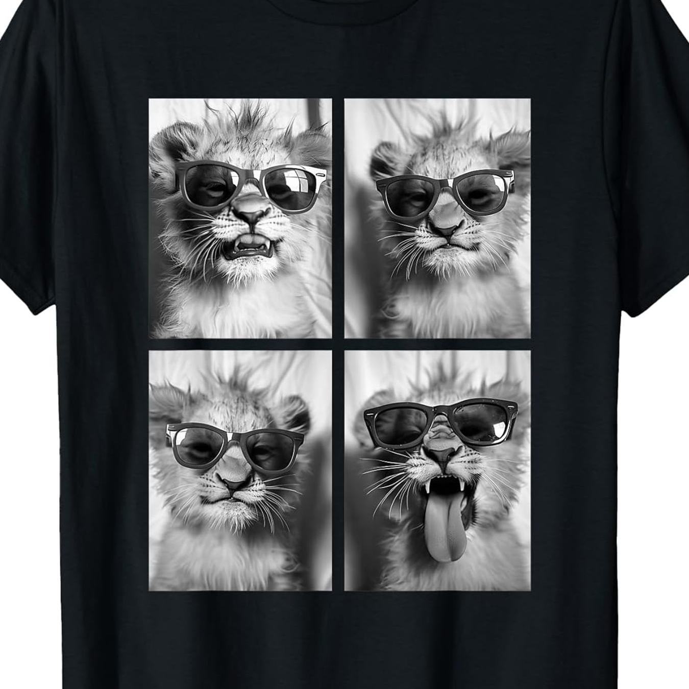 Baby Cubs With Sunglasses Photo Booth T Shirt