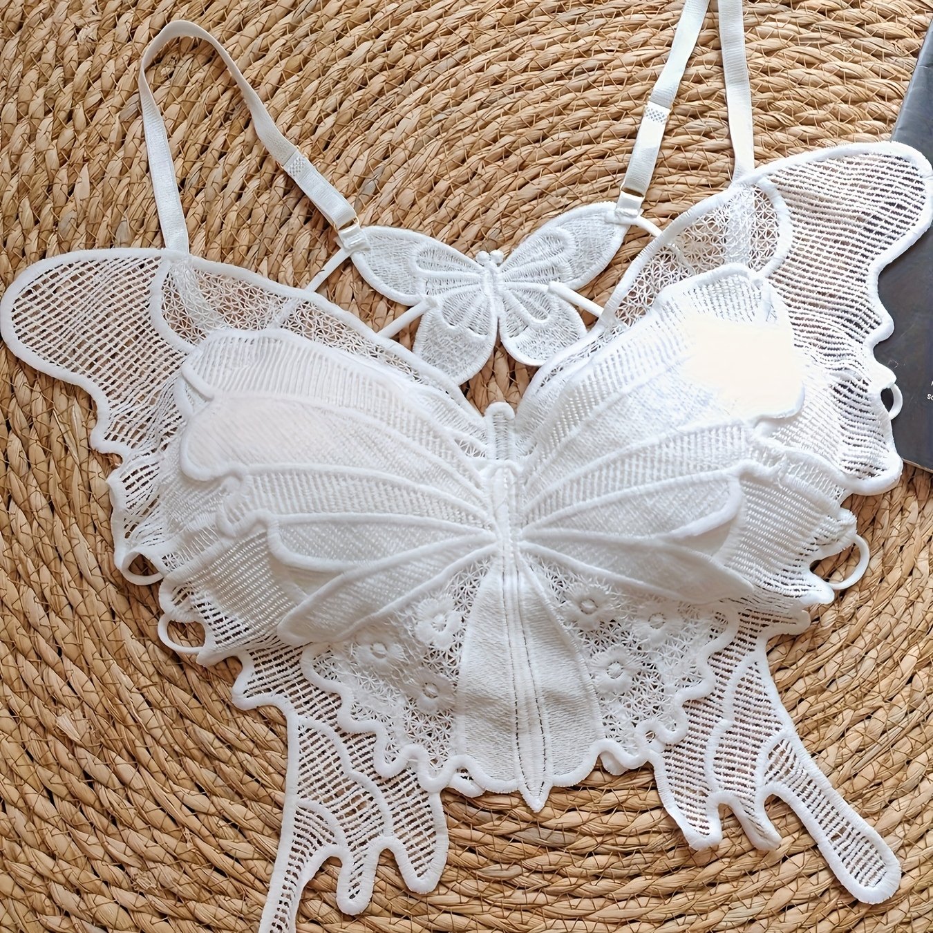 TEMU Canotta in pizzo da donna con schienale e Pure Desire, reggiseno per l'estate (indossabile fino kg)