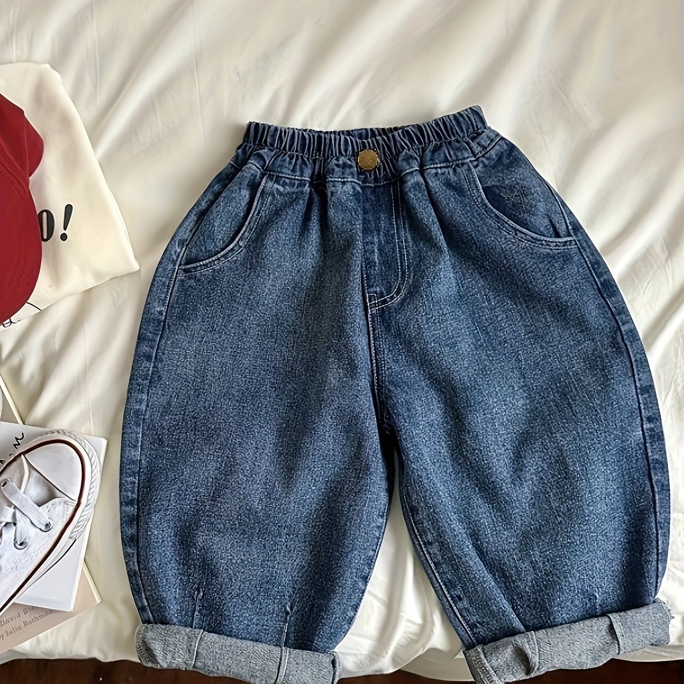 Image of Kids' Jeans, Versatile Casual Harem Pants For Toddlers And Young Children, Loose-fit Long Pants,boys And Girls Clothes