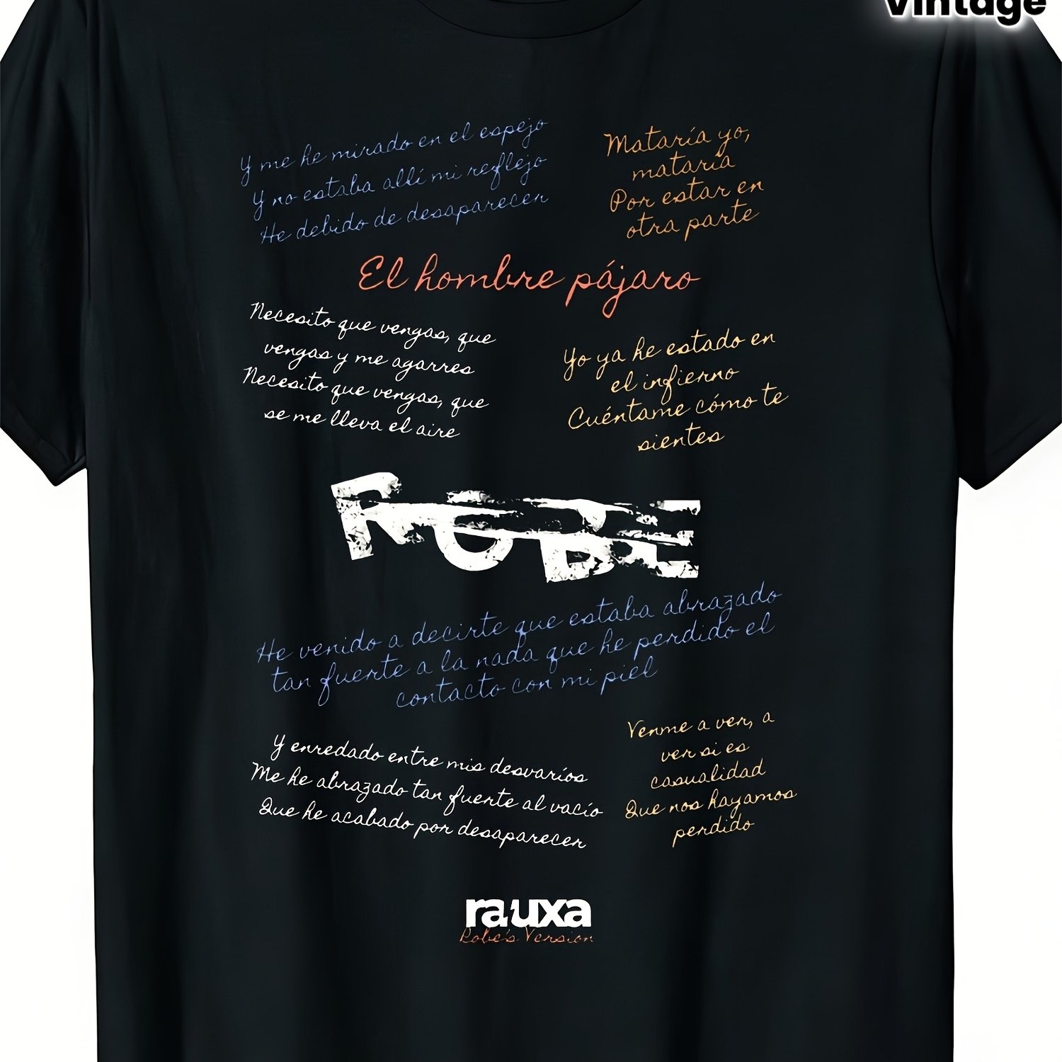 TEMU Camiseta Unisex y para Hombres Eagle DOCTOR ROCK - Estampado Vintage de Rock, Ideal para Hombres, Diseño , Ropa Casual o Regalo para de la ,