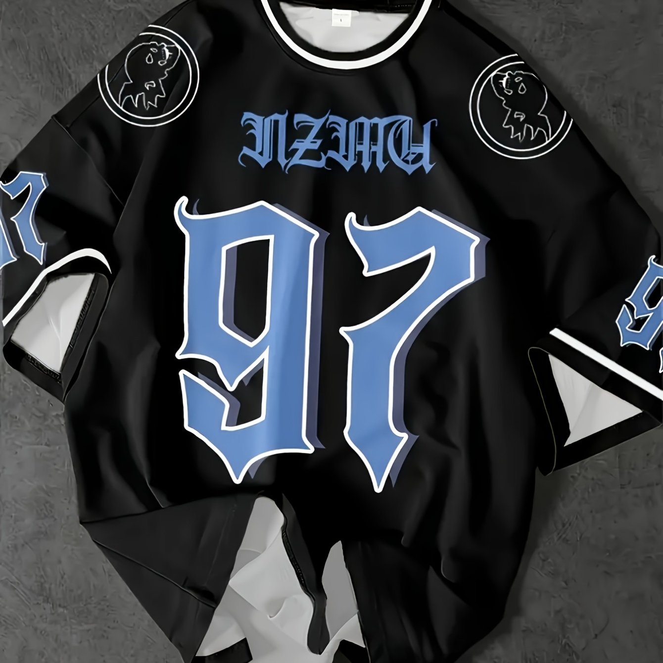 Men's Plus Size T-shirt Jersey Team Printed Loose Casual Sports Breathable Basketball Training Style Round Neck Short Sleeve Top Women's Clothing