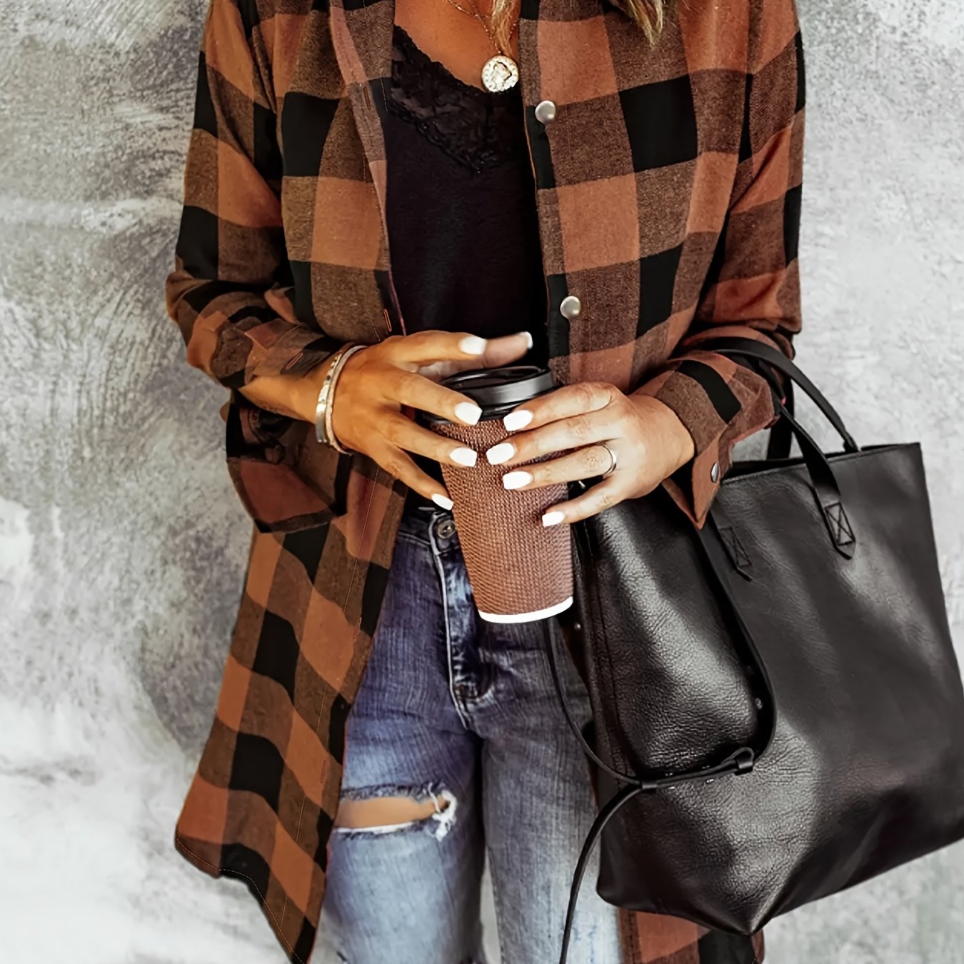 Fashionable Women's Shirt - Button-decorated Front, Long Sleeve, Perfect For Spring And Autumn
