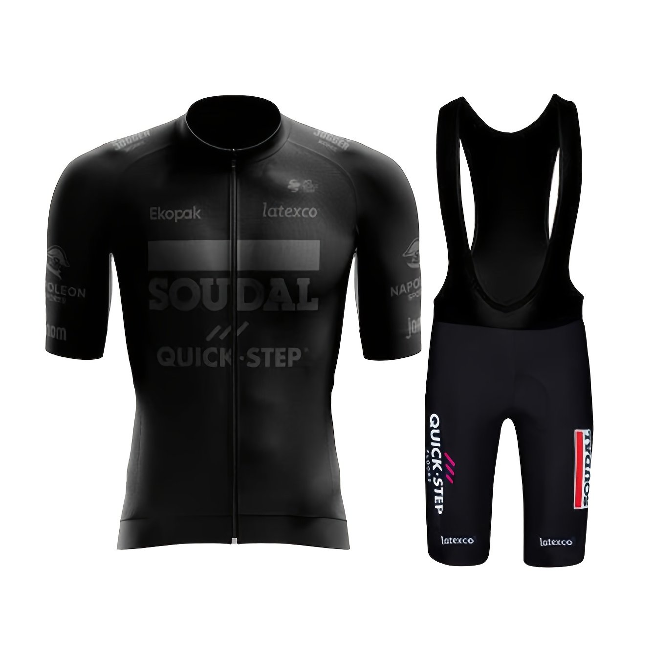 Image of Cycling Suit Youth Cycling Suit Set, Youth Mountain Bike Cycling Suit, Breathable Quick-drying Outdoor Cycling 2pcs Set, Perfect For Outdoor, For Teenager