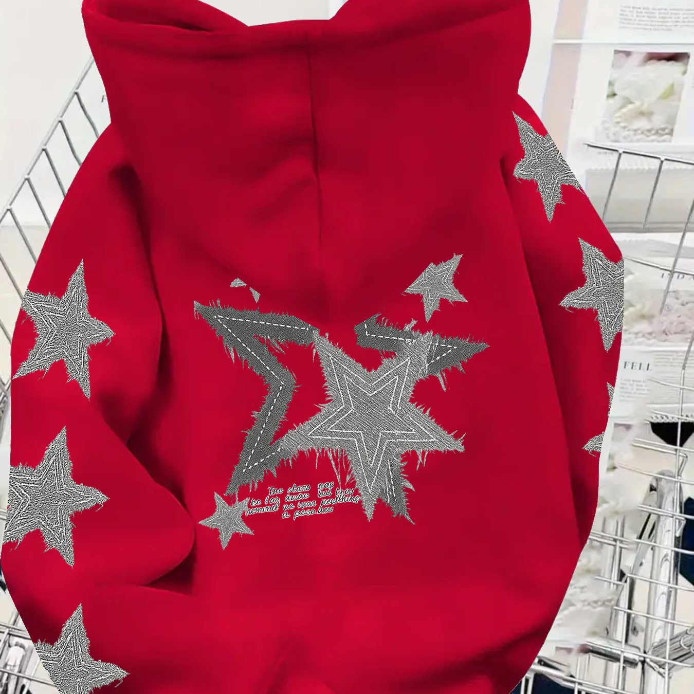 TEMU 's Hoodie With And Drawstring Hood Y2k Street Style Couple Sweatshirt Unisex