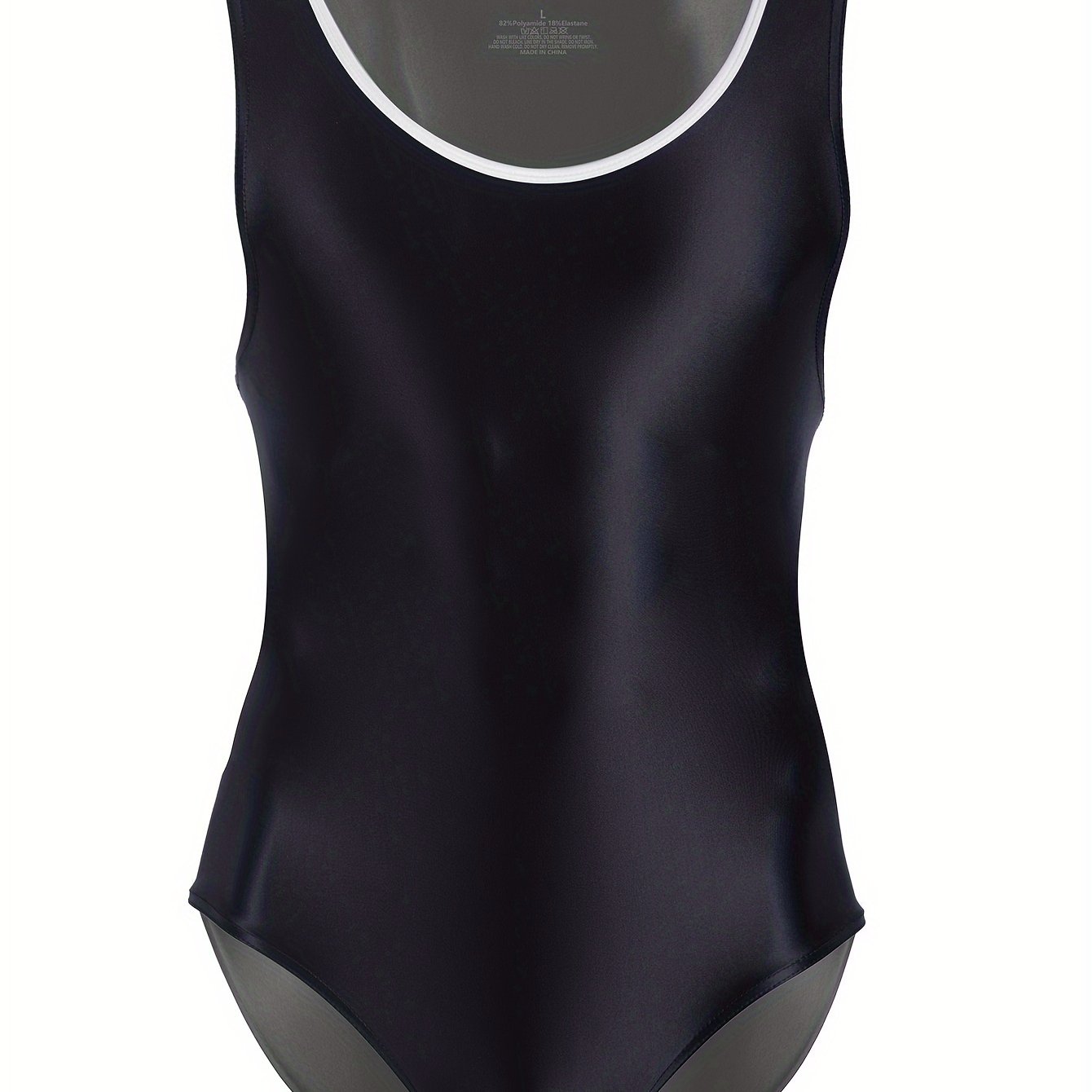 Glossy Men's Nylon Athletic Bodysuit High-elastic Bodycon Shapewear Sexy Shaping Running Wear