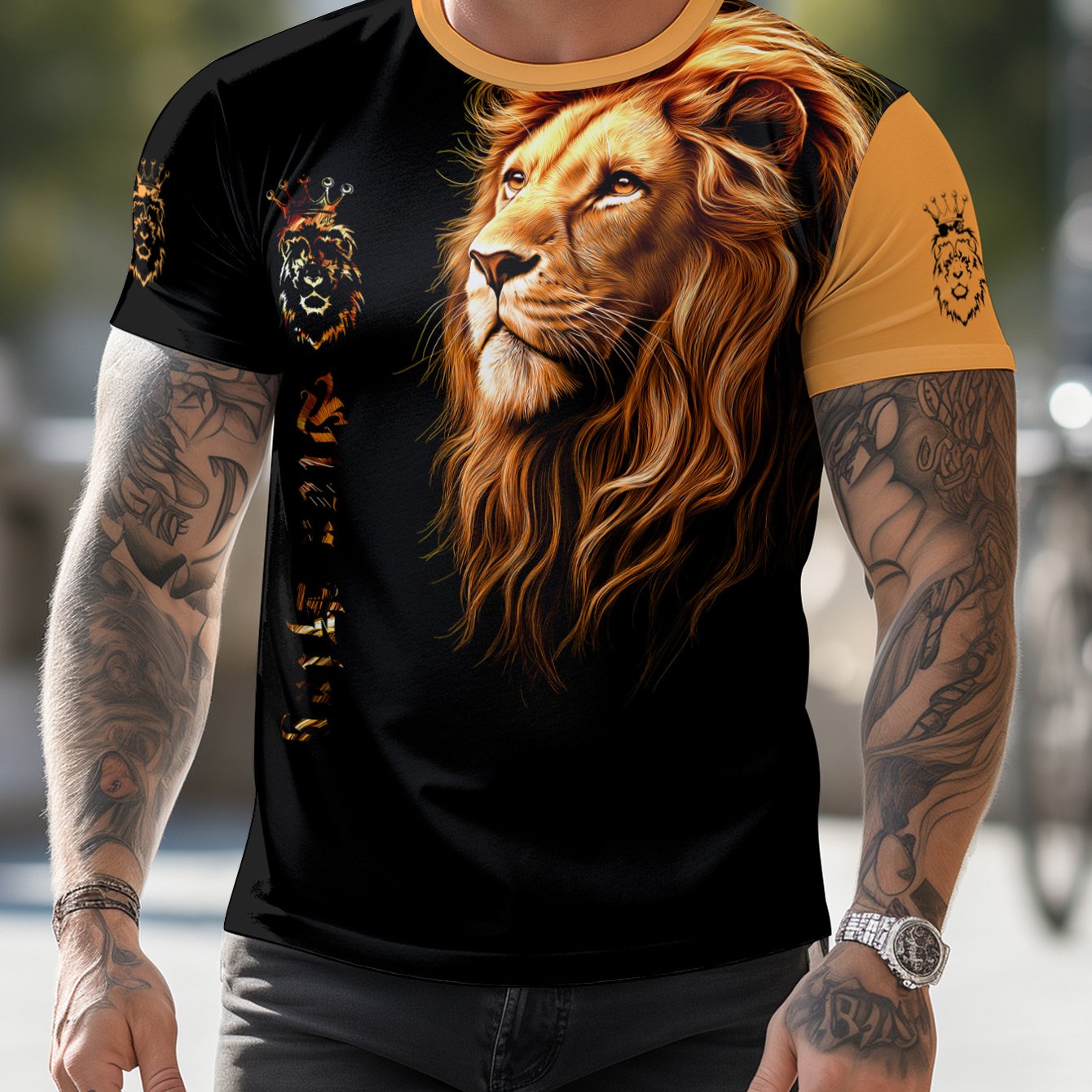 TEMU Men's Printed Textured Short Sleeve Knit Crewneck Tee, Casual Regular Fit Lightweight Streetwear Summer Vacation Knitwear Top