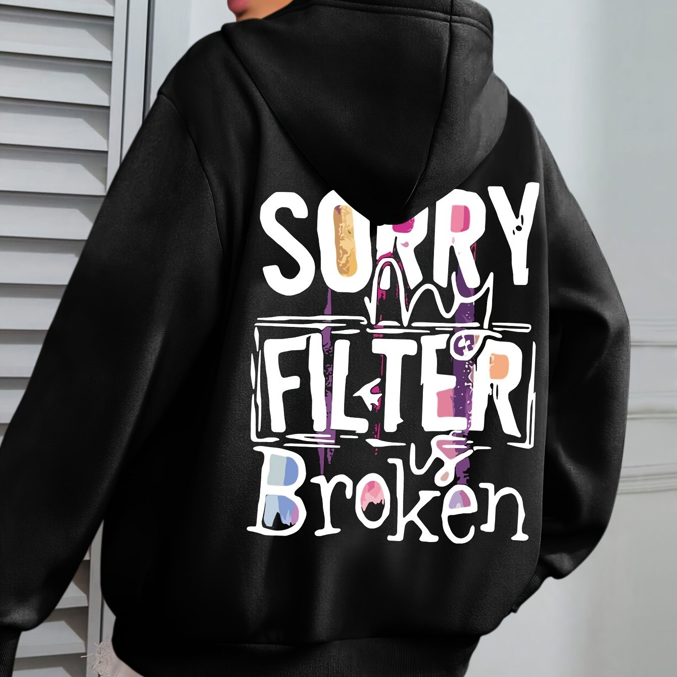 TEMU Plus Size - Plus Size - Plus-size Hooded Pullover Sweatshirt
