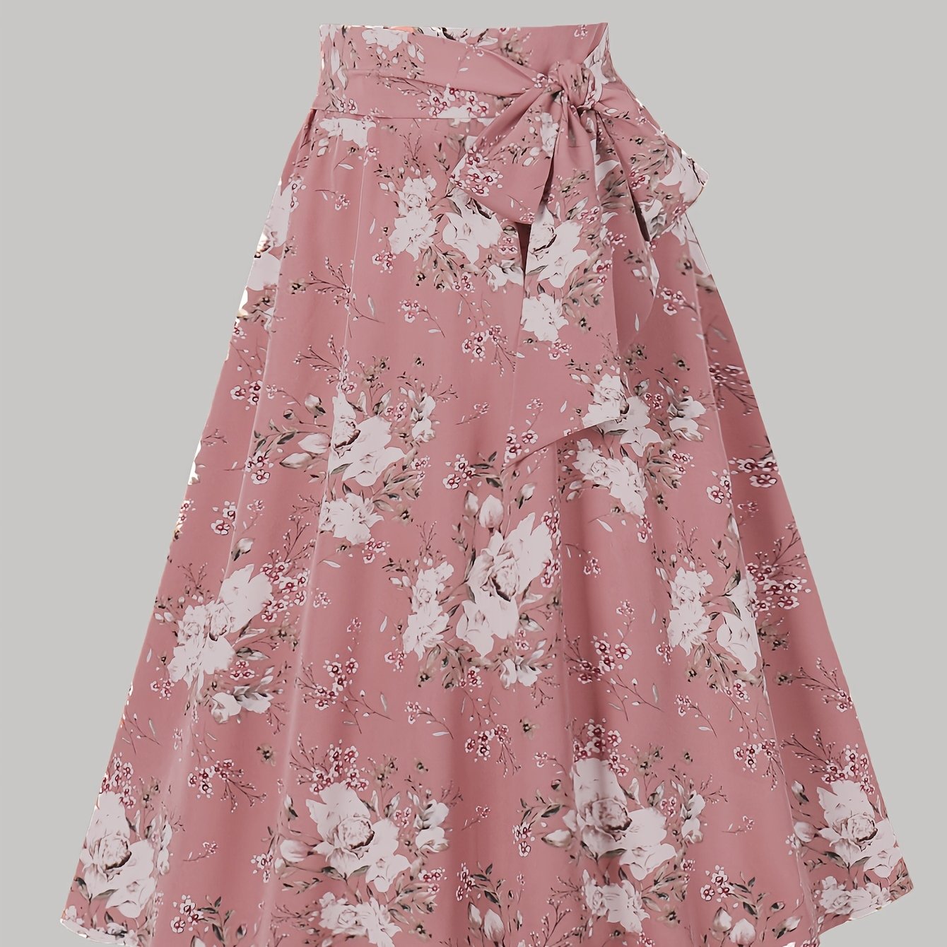 TEMU Floral Print Vintage Women's Skirt