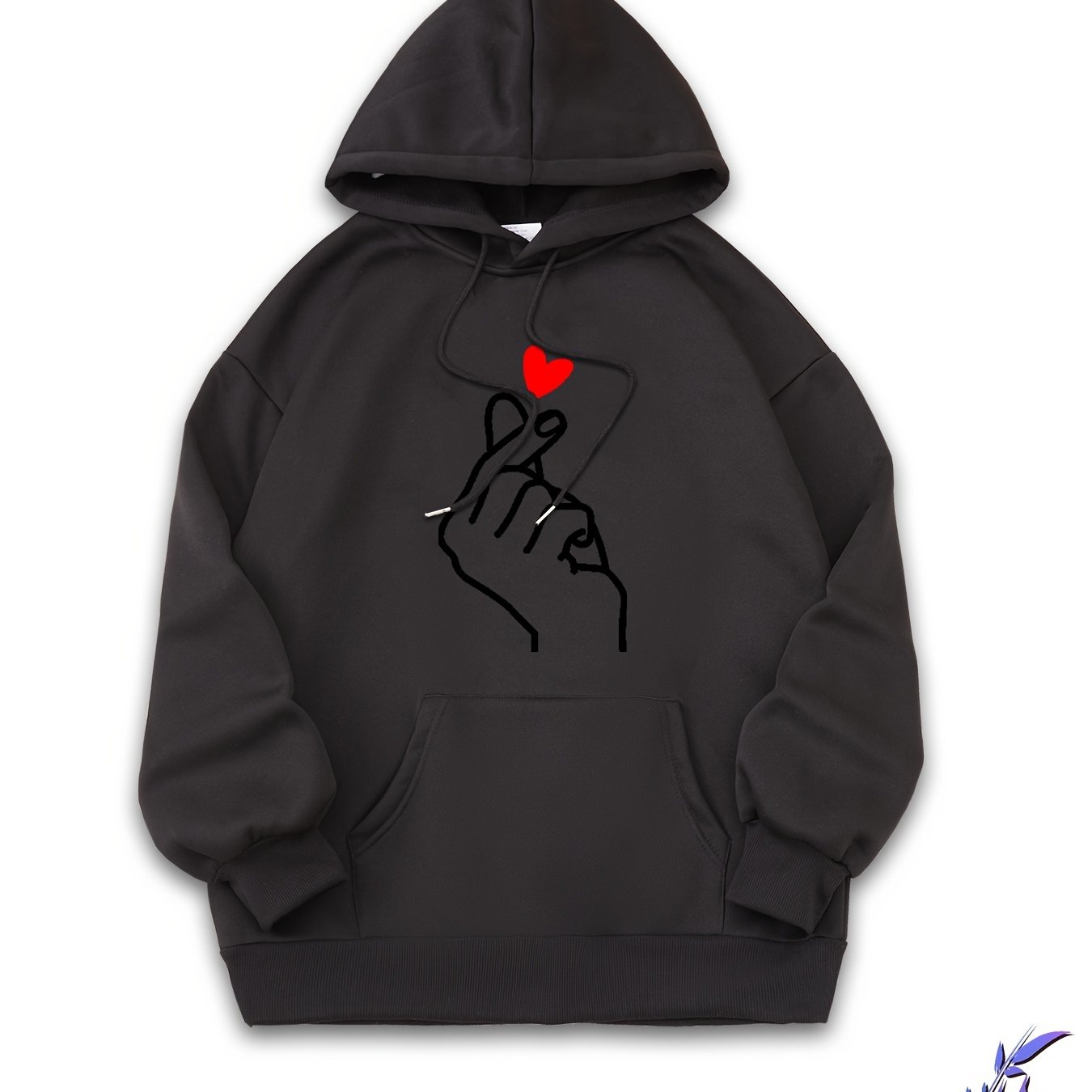 Korean 2025 heart hoodie