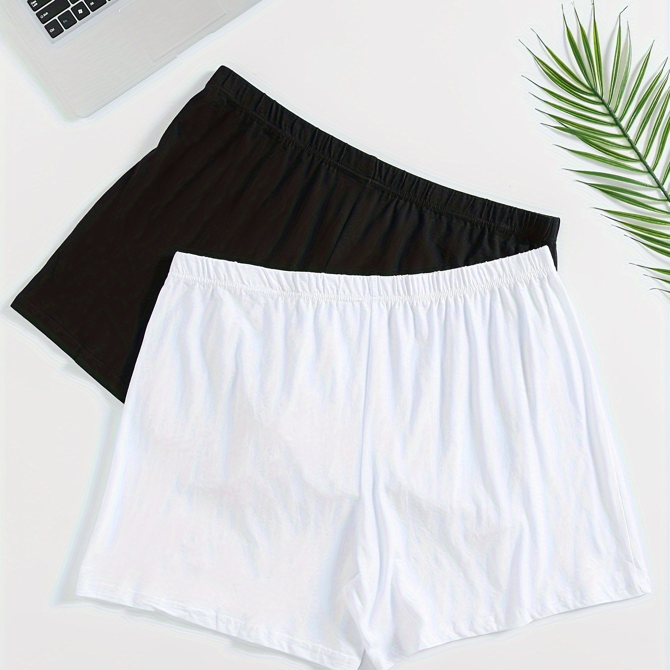 100% Cotton Oversized Plus Comfy Men's Boxers, Plus Size
