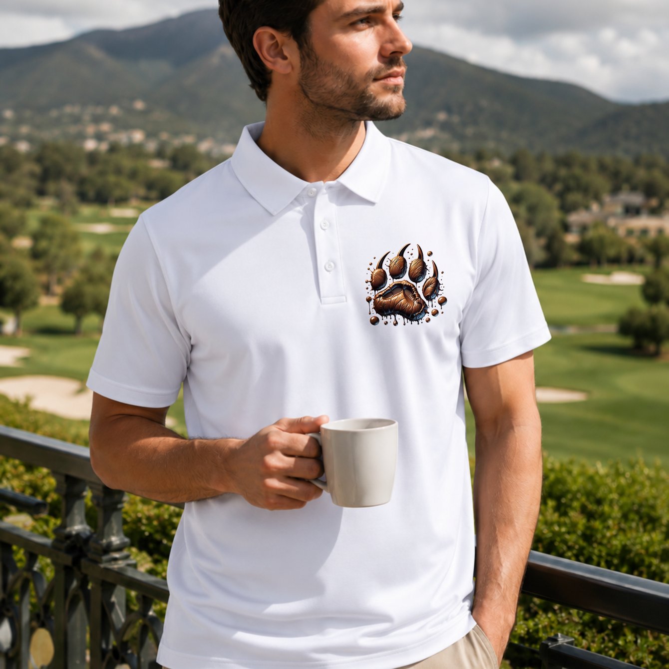 A Print Design Cotton Men's High Quality Premium Cotton For Casual And Outdoor Activities Perfect Gift For And Animal Enthusiasts