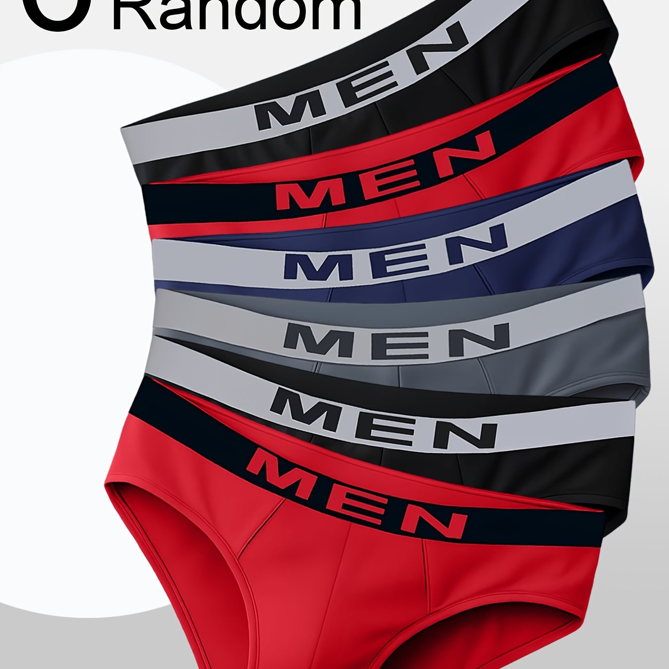 TEMU BROVANIC Set da 6 pezzi casuali [] Slip a da con cintura, ecologici, senza cuciture, , morbidi e traspiranti, per abbigliamento casual o sport