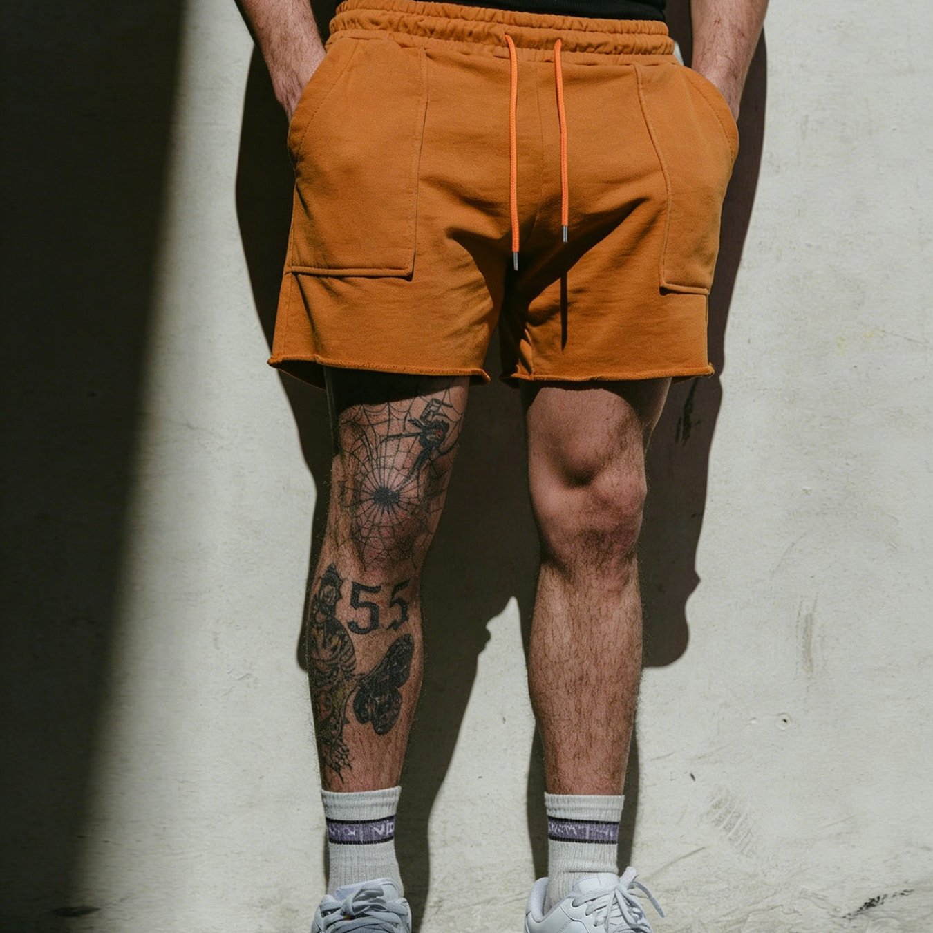 TEMU Shorts de sport pour hommes tendance printemps été, vêtements décontractés de fitness et de loisirs, polyvalents