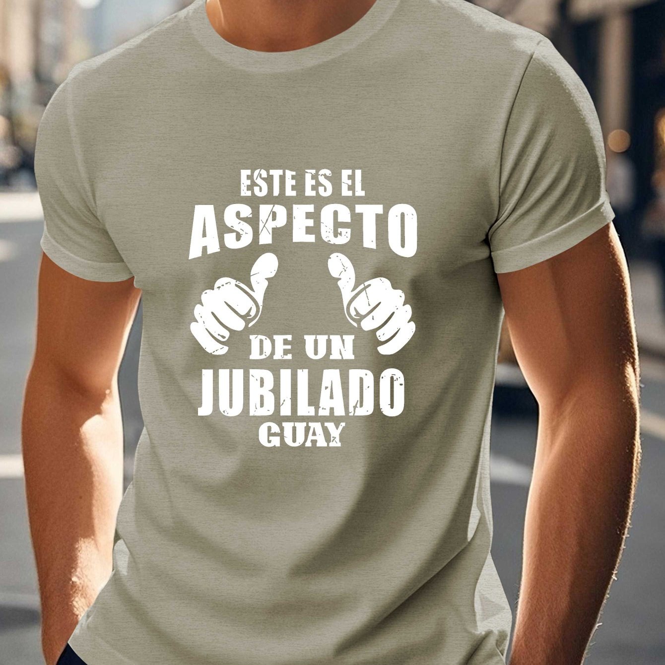 TEMU Camiseta de Manga Corta para Hombres Jubilados - Top en Español
