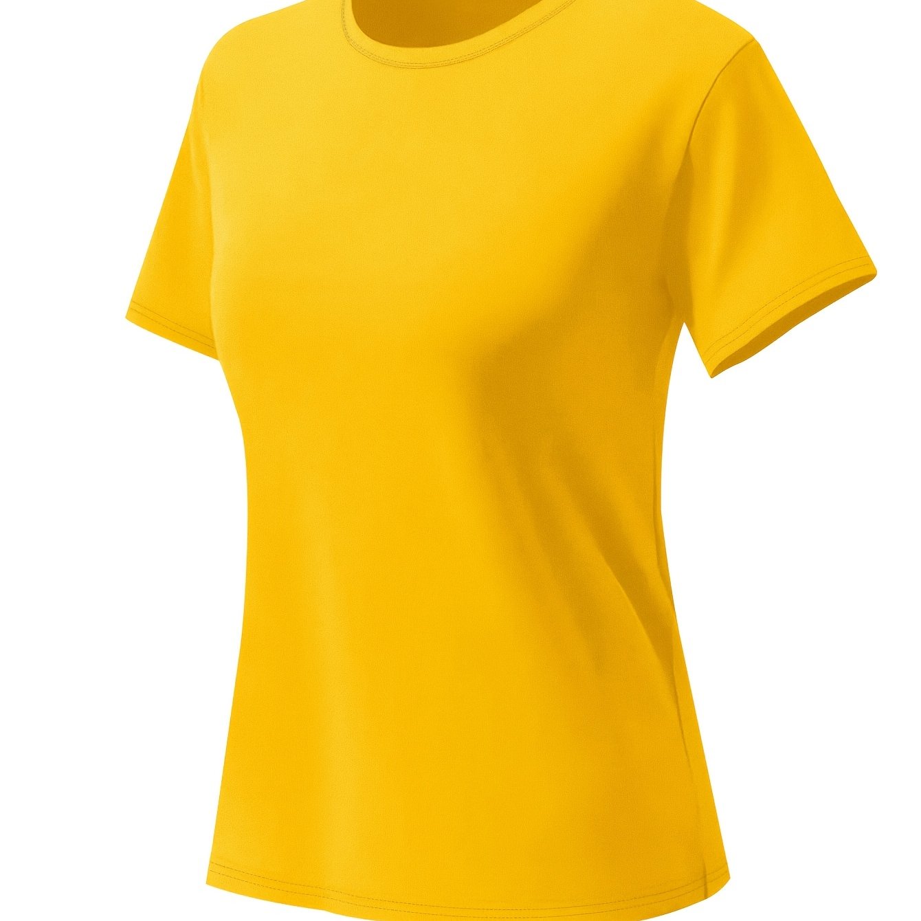 TEMU Summer Easy And Versatile T-shirt, Casual Round Neck Short Sleeve T-shirt, Women's Clothing