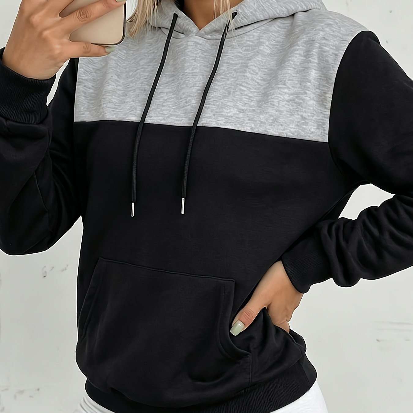 TEMU Women's Spring Summer Thin Sports Sweatshirt | Black Gray Versatile Casual Jacket, Fitness Outdoor Running Open Cardigan, Daily Wear Essential