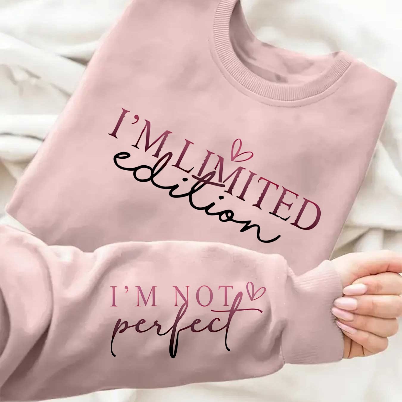 Letter Print Sweatshirt, Crew Neck Casual Sweatshirt For Fall & Spring, Women's Clothing