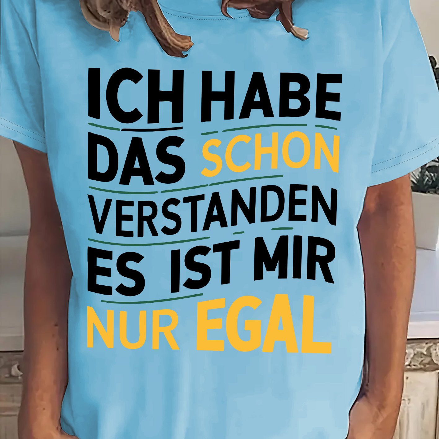 Graphic Print T-shirt, Short Sleeve Crew Neck Casual Top For Summer & Spring, Women's Clothing