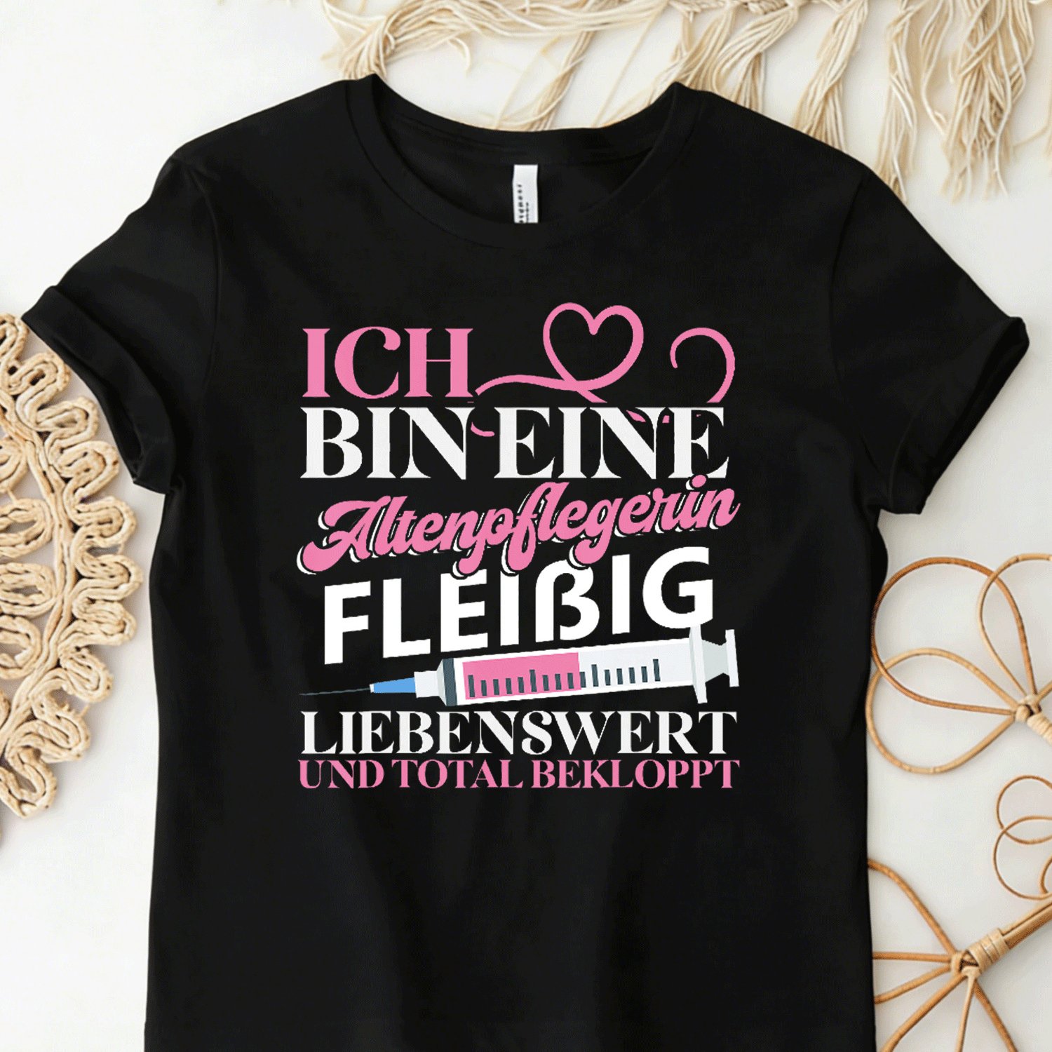 Image of I Nurse For The Elderly Seniors Nursing Home T- Shirt For Men Women Unisex Funny T-shirt