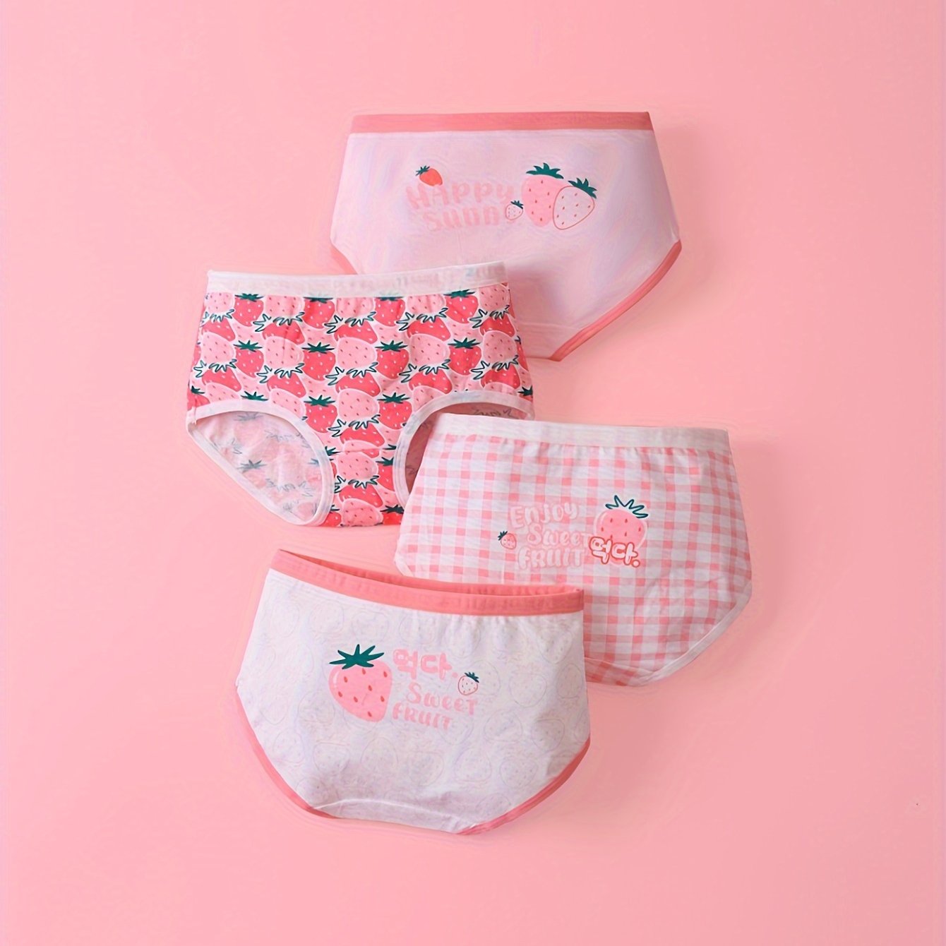 Innersy Toddler Girls Briefs Sweet Random Cartoon Print Cute