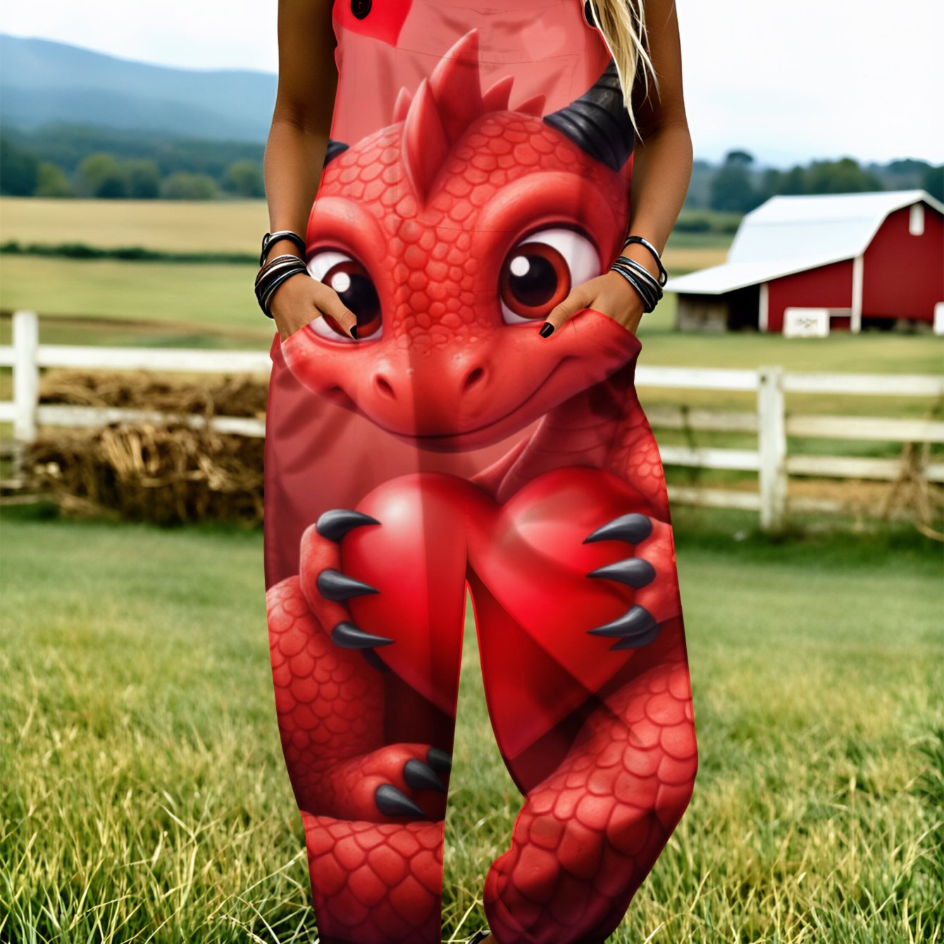 Image of Women' Size Overall Jumpsuit, Size S-2xl Red Fashionable Clothing Casual Wear Loose-fitting Overalls Suitable For Daily Wear, Home And Travel. Perfect Gift For .