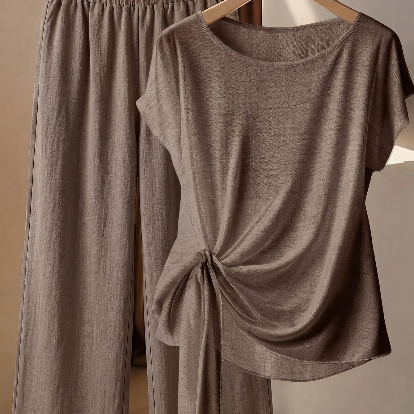 TEMU Women's Fashionable Casual Popular Pants Set