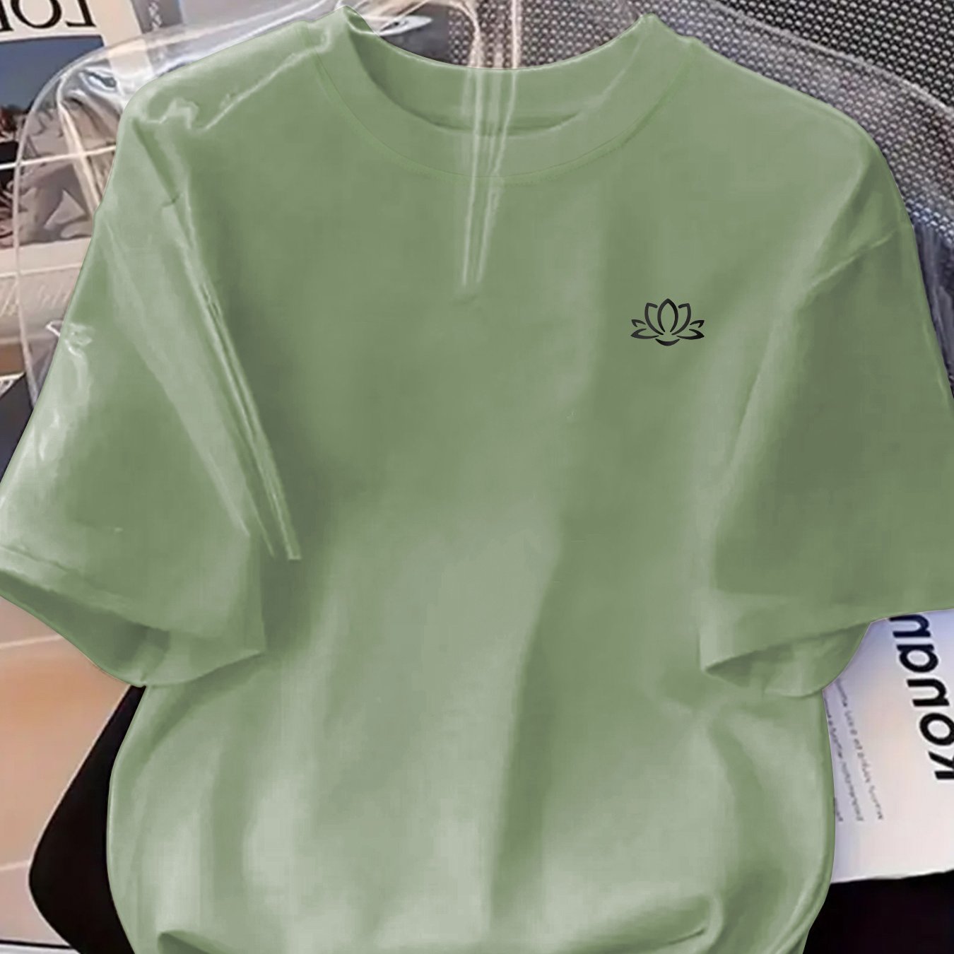 TEMU Fashionable Women's Casual Comfortable Top Short-sleeve T-shirt For Spring And Summer