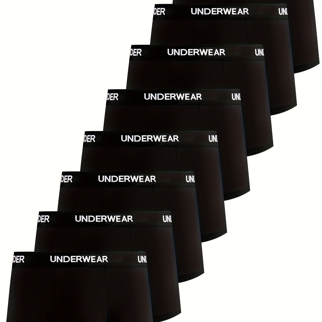 E-shop 8 Stück Herren Unterwäsche in Uni-Farben, Freizeit-Flachkanten-Slips mit hoher Dehnbarkeit, schnell trocknende Sport-Slips, geeignet für Sport –