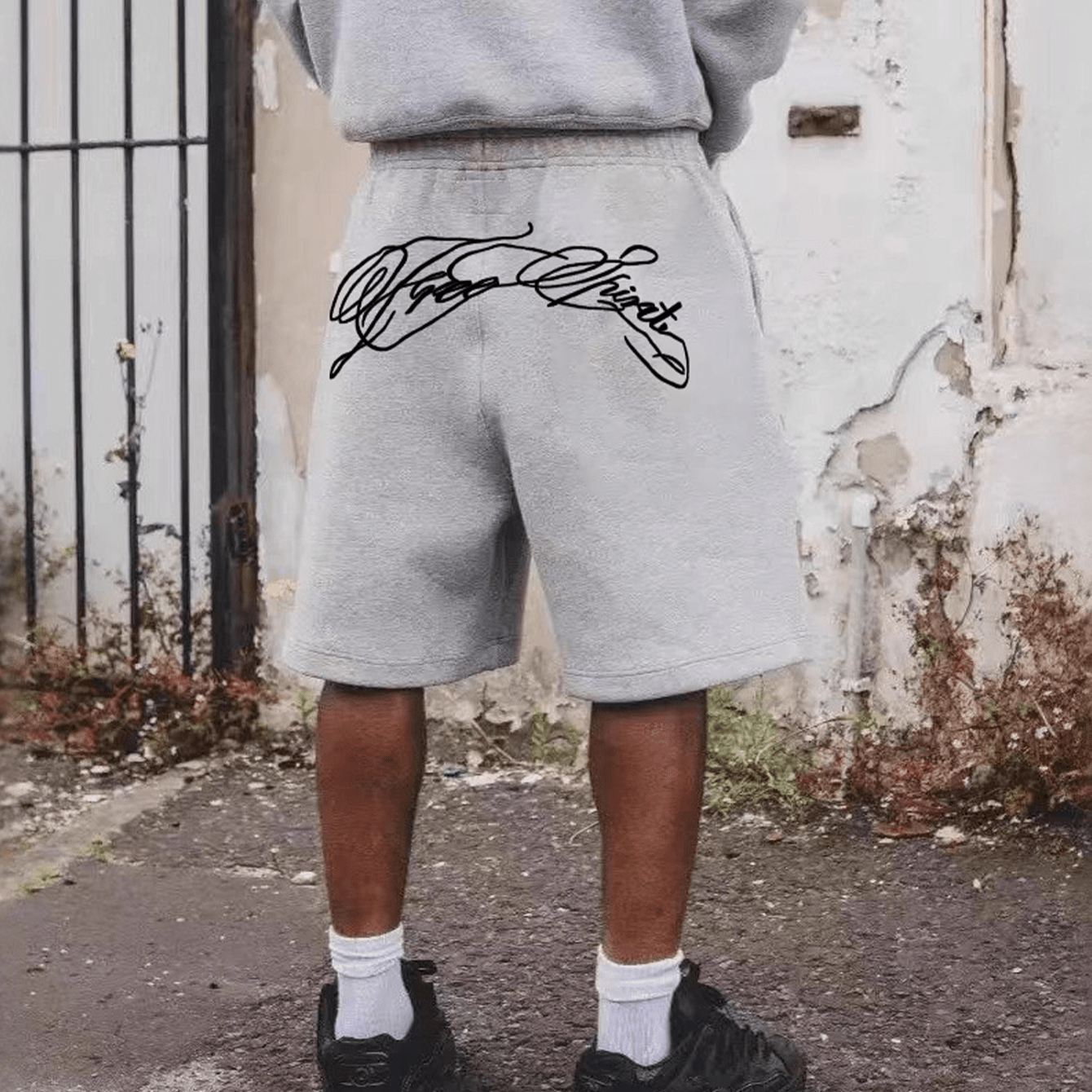 TEMU New Y2k Retro Head Hip Hop Spring/summer Autumn Pants Trendy Loose Casual Shorts For Men And Women
