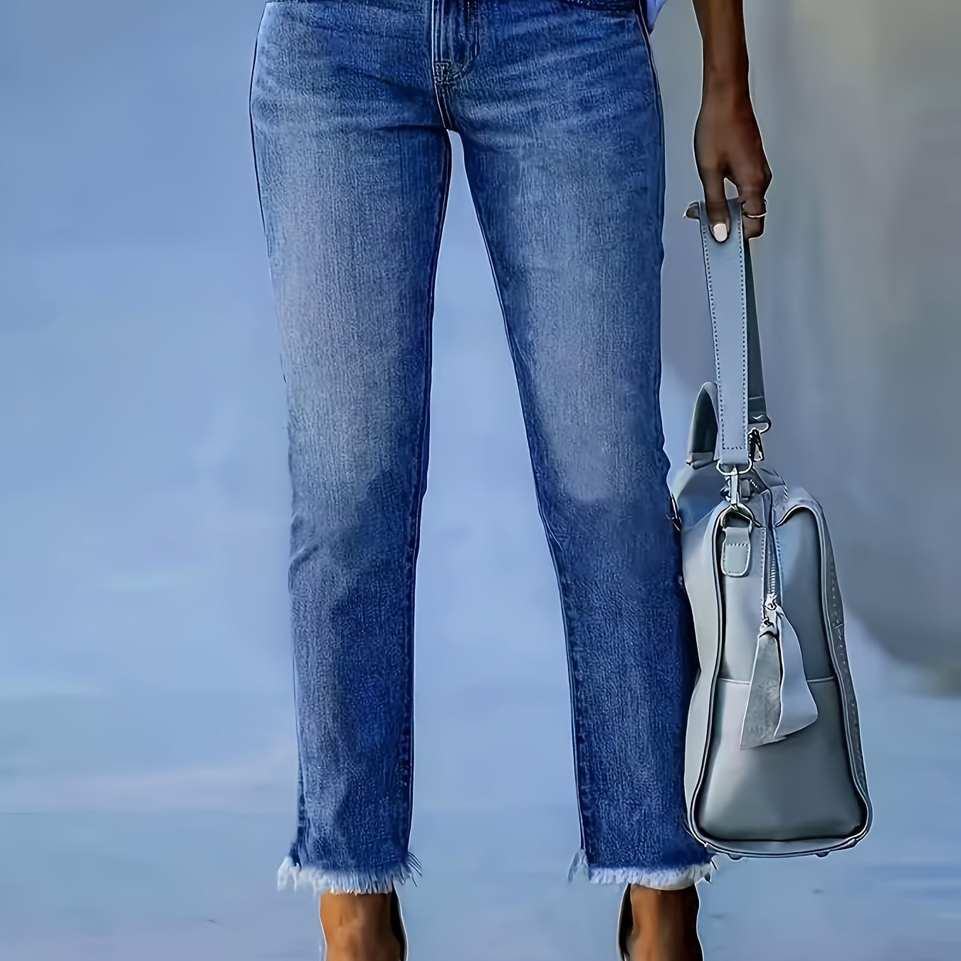Blue Women's Stretch Jeans