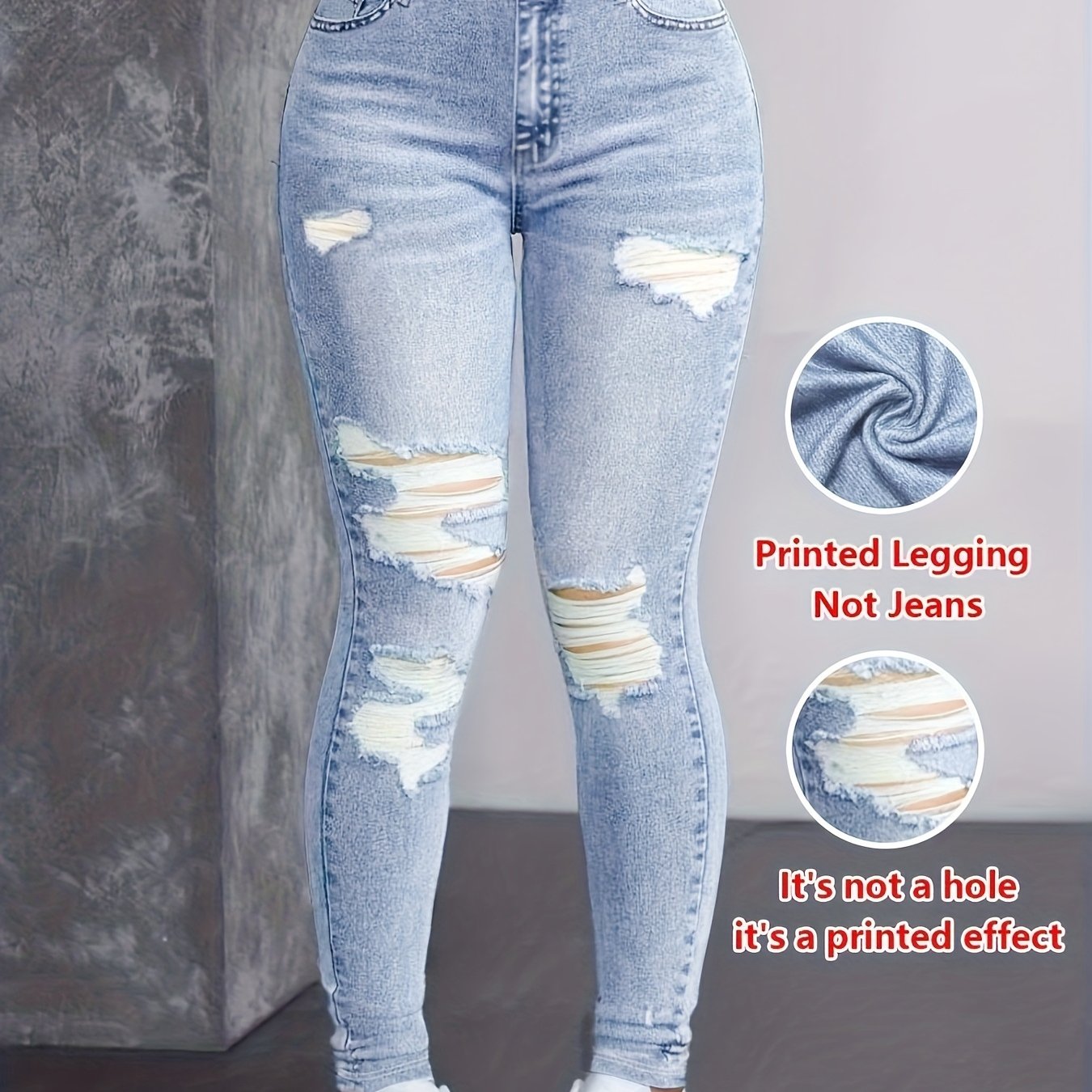 E-shop Bedruckte Hose – kein Denim-Stoff, bedruckte Leggings – kein Denim-Stoff, Jeanshose – kein Denim-Stoff