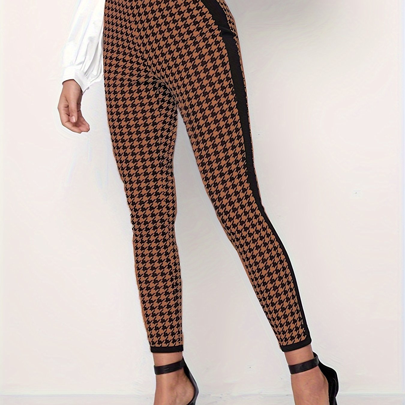 HOUNDSTOOTH Black White Leggings Shop Simply Me Boutique – Simply