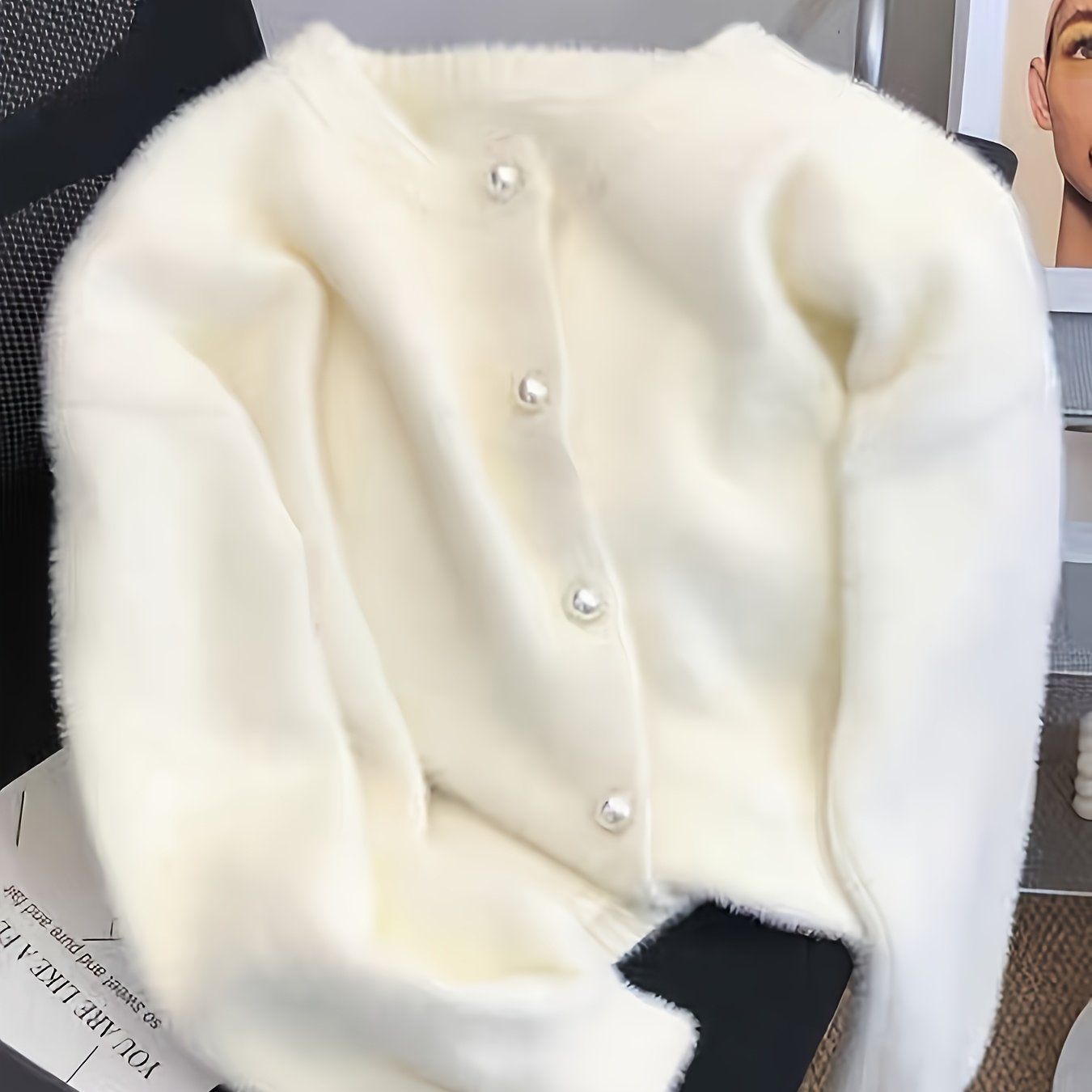 Loose And Lazy Style Mink Autumn And Winter Sweater Coat