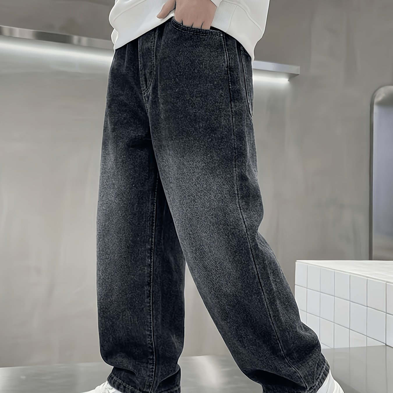 Boys' Jeans Long Pants Versatile Spring/autumn Style/ Wear 3-13 Years Trendy Denim
