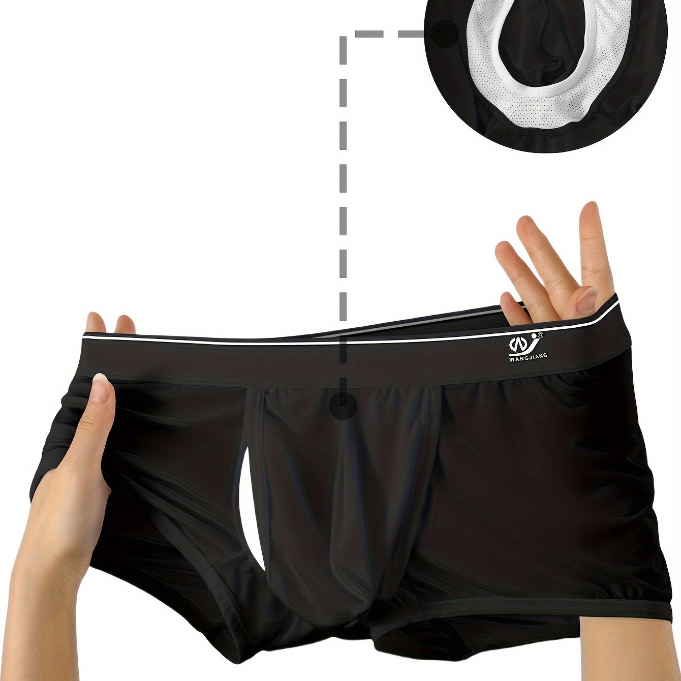 Thanksgiving Gift: Men's Cooling Boxer Briefs With Surgical Precision Support Pouch, Breathable