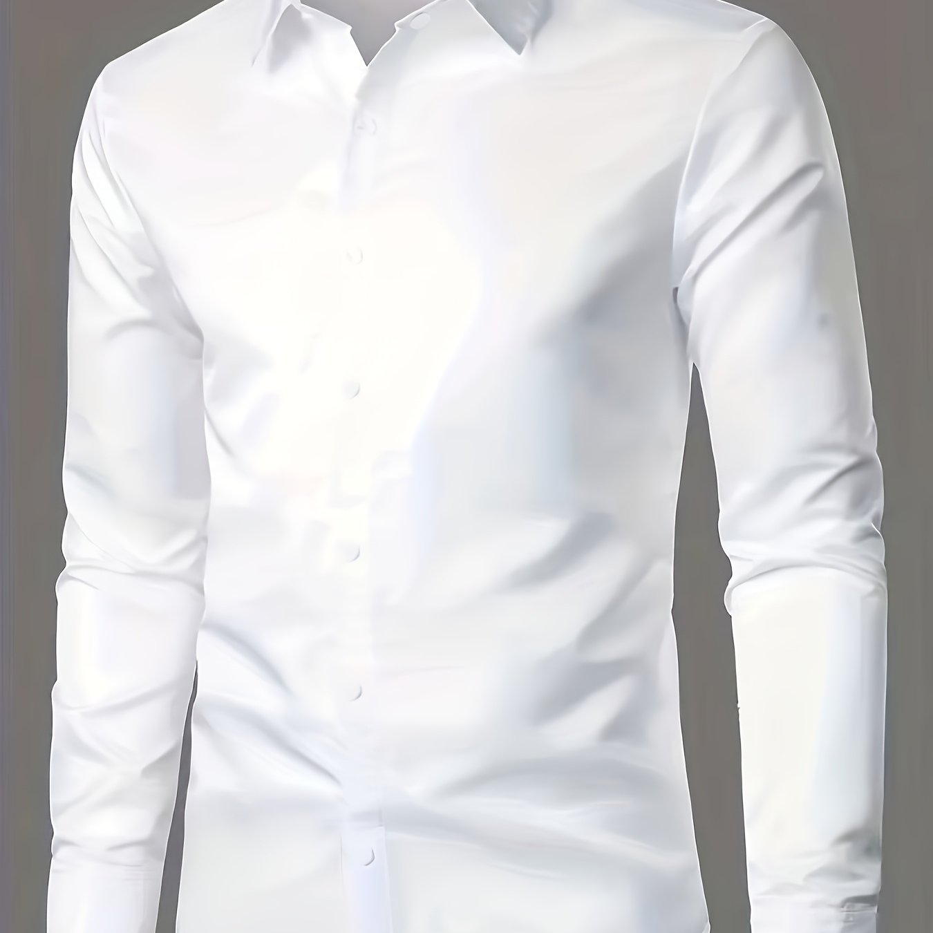 Image of Plus Size Men's Casual Shirt, Plus Size