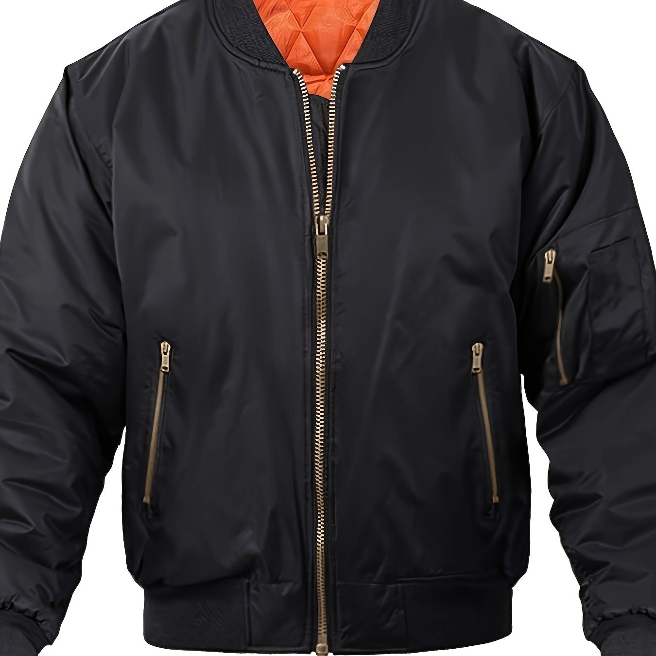 Men's Long-sleeve , Winter Windproof Men's Coat, Plus Size