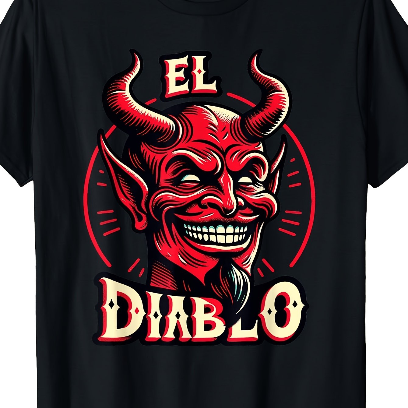 Image of Black El T-shirt, Solid Black Tee For Men, Ideal For Home, Outdoor Activities, Work, Or As A Gift For Occasions Like Valentine's Day, Birthdays, And Mother's Day, In Si